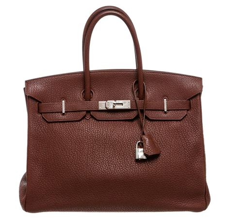 hermes birkin brown|hermes birkin 35 togo leather.